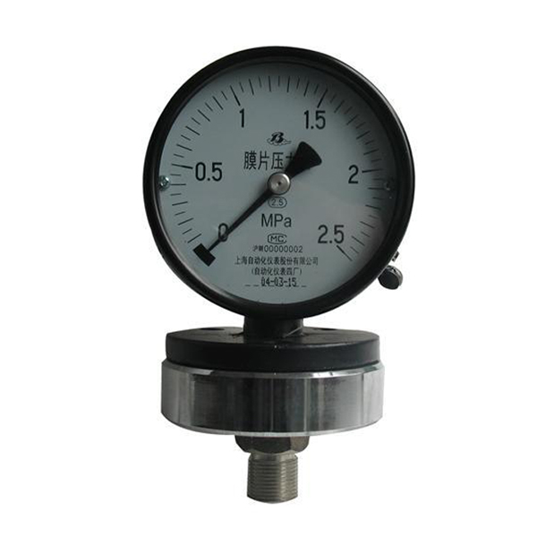 不銹鋼膜片壓力表