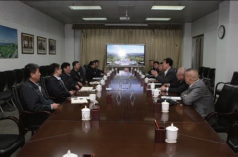 我公司領(lǐng)導(dǎo)蒞臨天津鋼管制造有限公司進(jìn)行座談交流