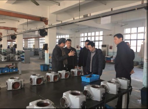 中核霞浦核電有限公司到自動(dòng)化儀表十一廠考察交流