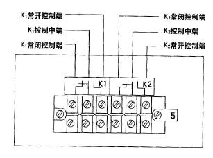 XWFJ-101、XQFJ-101型 單筆儀表控制部分接線端子圖